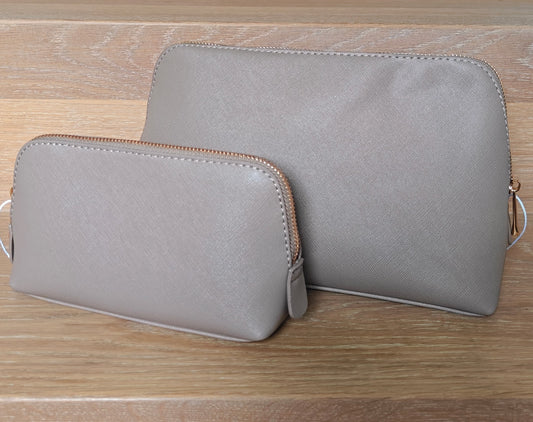 Toilettas imitatieleer set