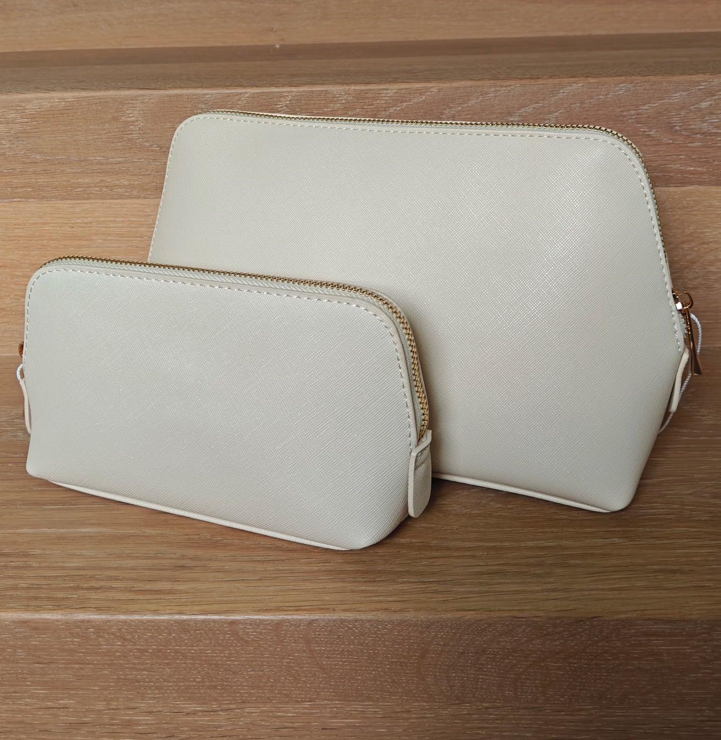 Toilettas imitatieleer set