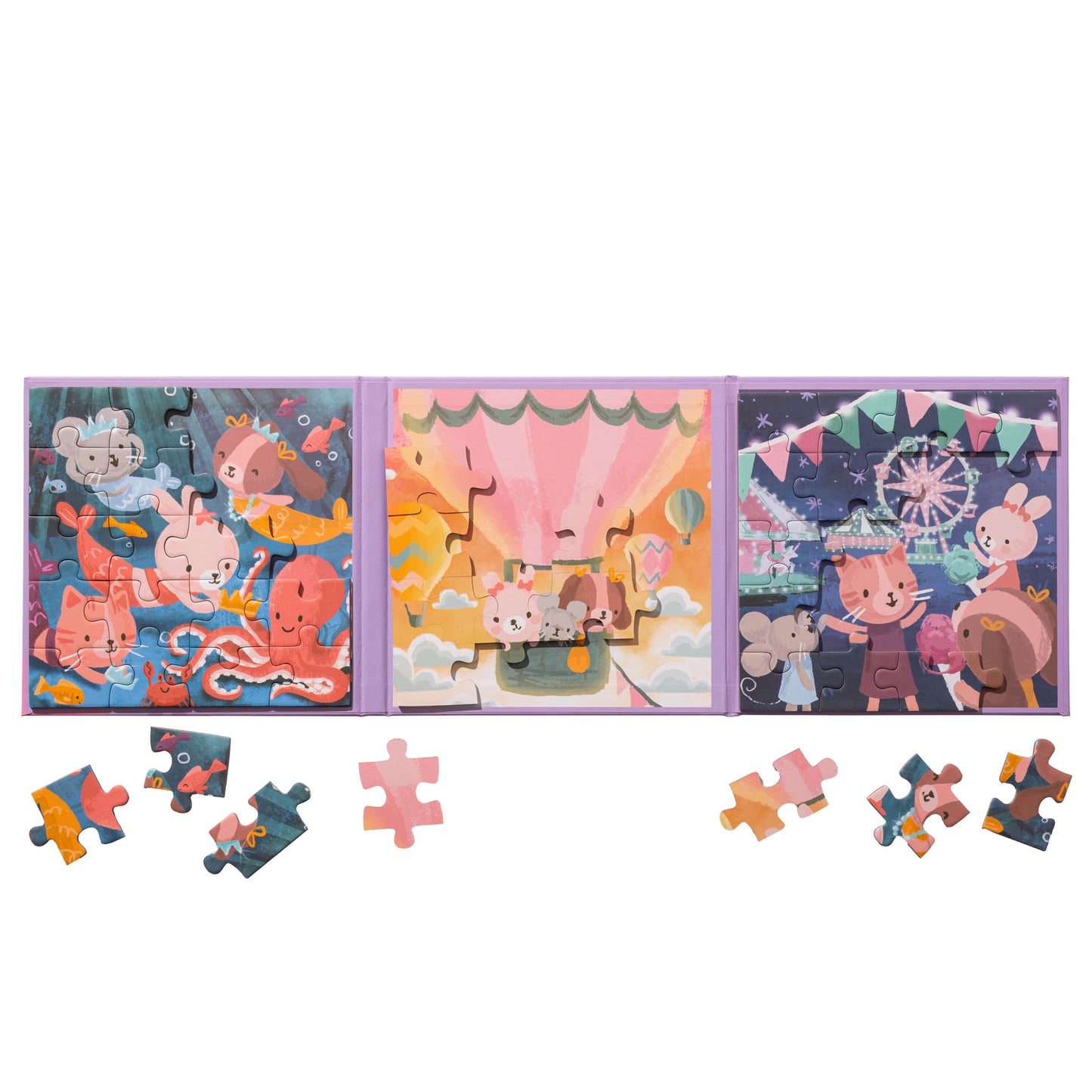 Magnetische 4-in-1 puzzel