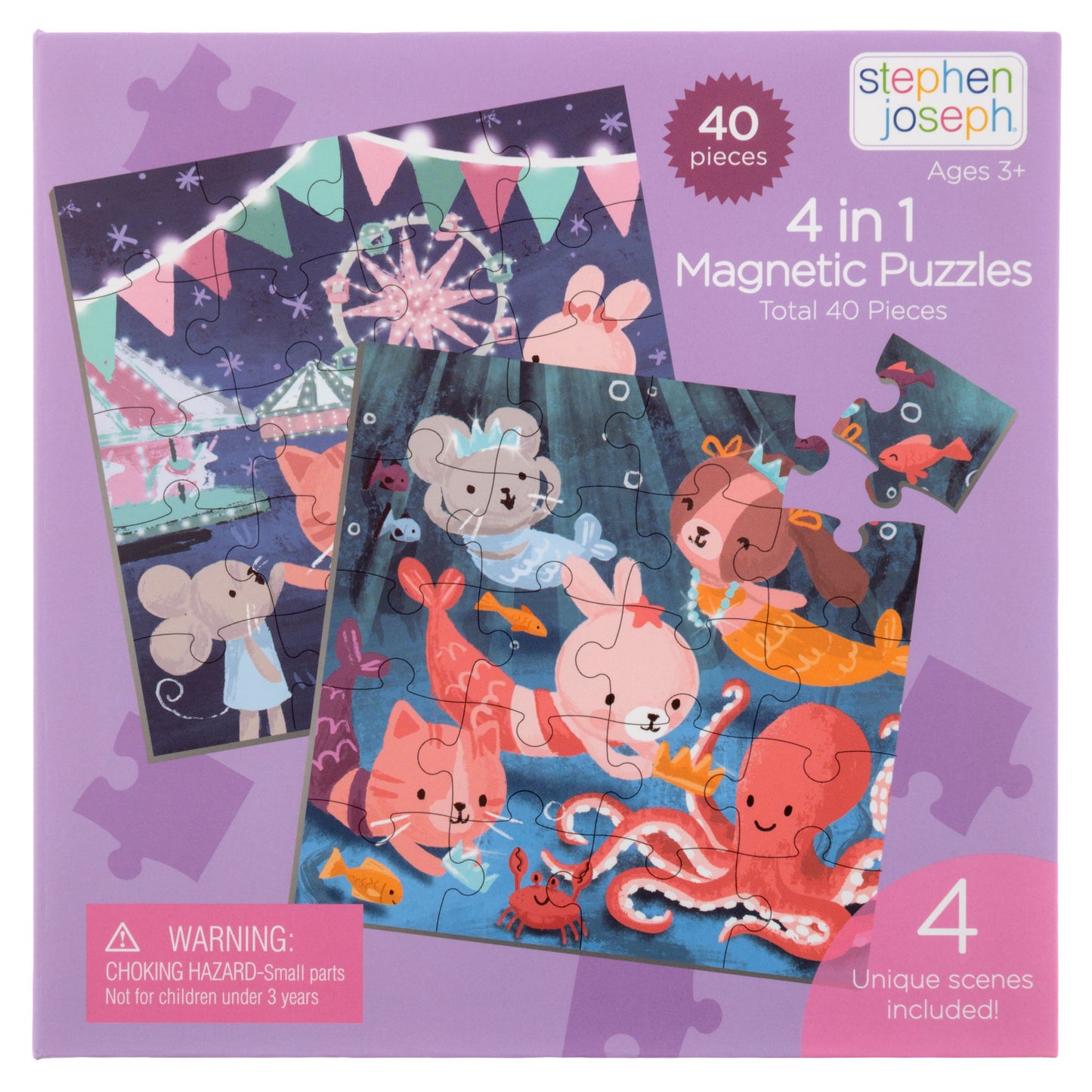 Magnetische 4-in-1 puzzel