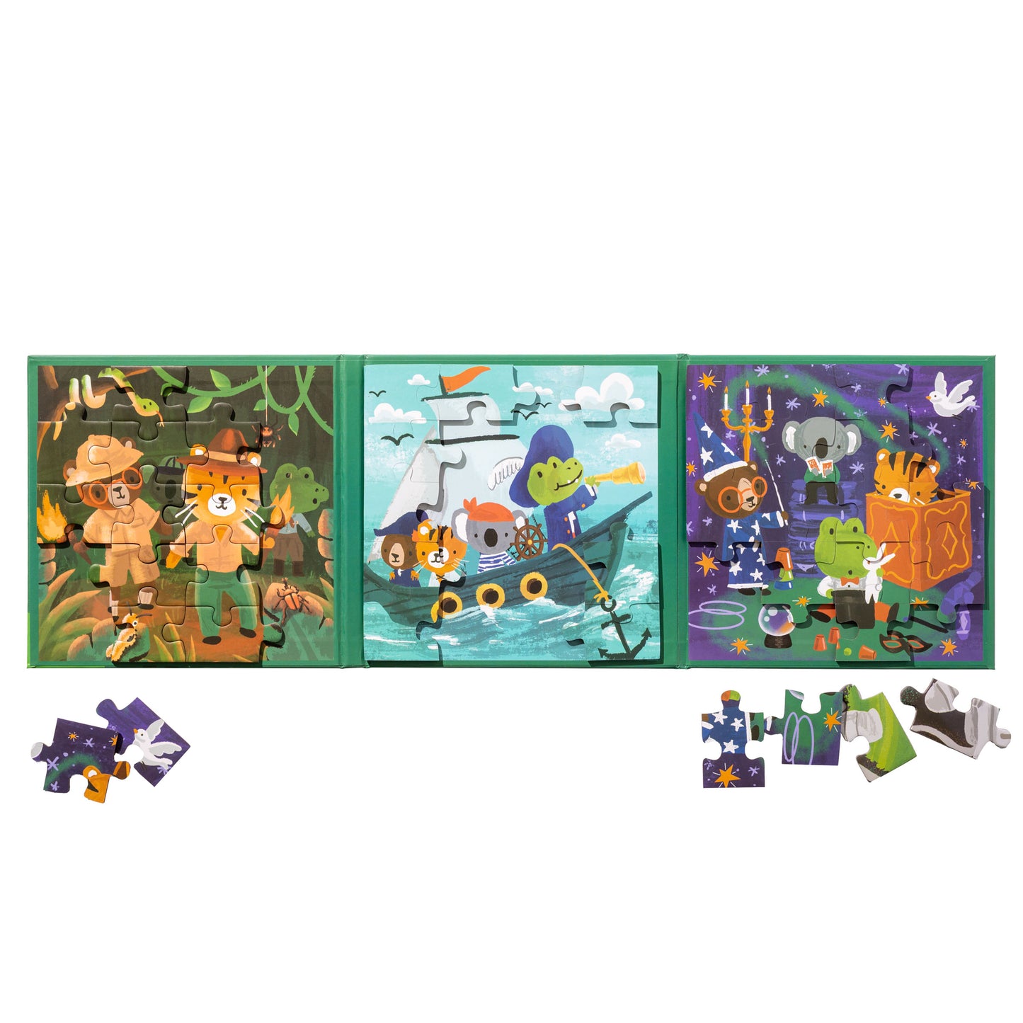 Magnetische 4-in-1 puzzel