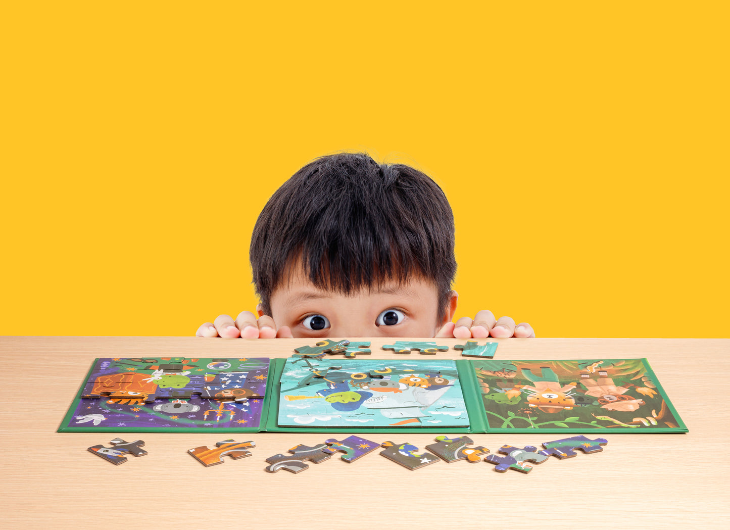 Magnetische 4-in-1 puzzel